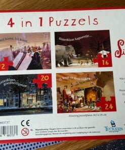 Sinterklaas puzzel, Lemniscaat, Marijke ten Cate, Mark Janssen, Sinterklaasliedjes, wonderzolder.nl