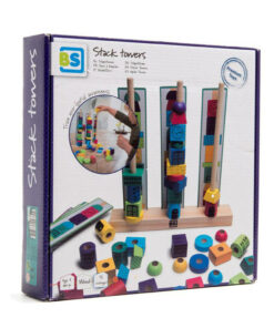 stapeltoren spel, Stapeltorens, ruimtelijk inzicht, BS Toys, wonderzolder.nl