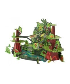 tropical forest, paper toys, pukaca, papier, knutselen, tropisch regenwoud, wonderzolder.nl