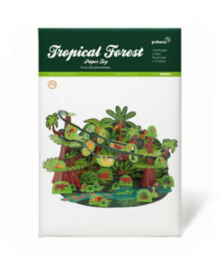 tropical forest, paper toys, pukaca, papier, knutselen, tropisch regenwoud, wonderzolder.nl