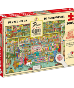 De snoepwinkel puzzel, puzzel, Pierre de doolhofdetective, doolhof, zoekboek, puzzelen, wonderzolder.nl