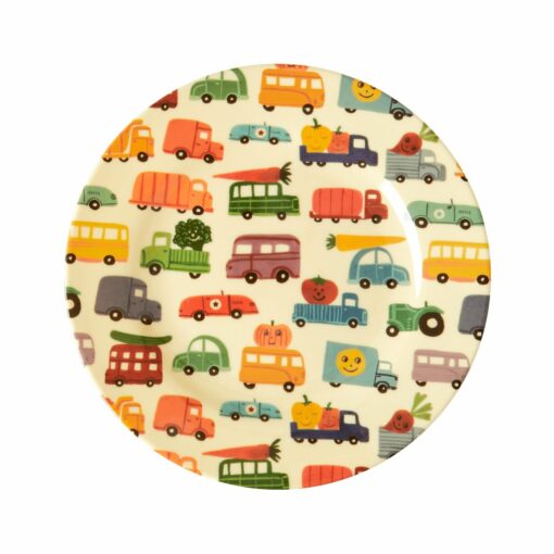 rectangular plate happy cars rice de wonderzolder