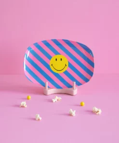 Smiley plate, RICE, kinderservies, wonderzolder
