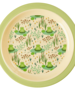 melamine plate frog rice de wonderzolder