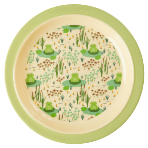 melamine plate frog rice de wonderzolder