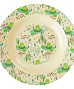 melamine plate frog rice de wonderzolder