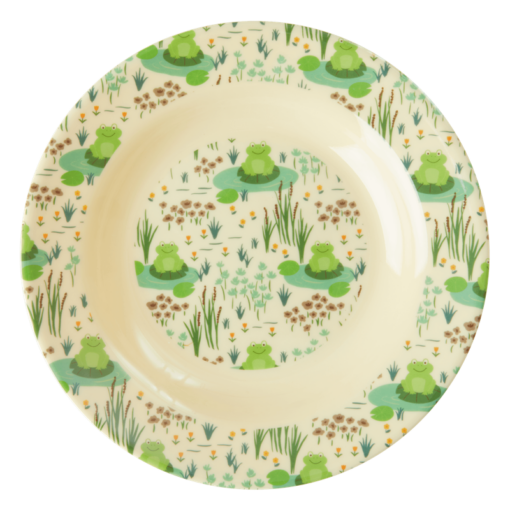 melamine plate frog rice de wonderzolder