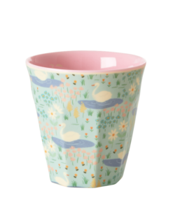 melamine cup swan rice de wonderzolder