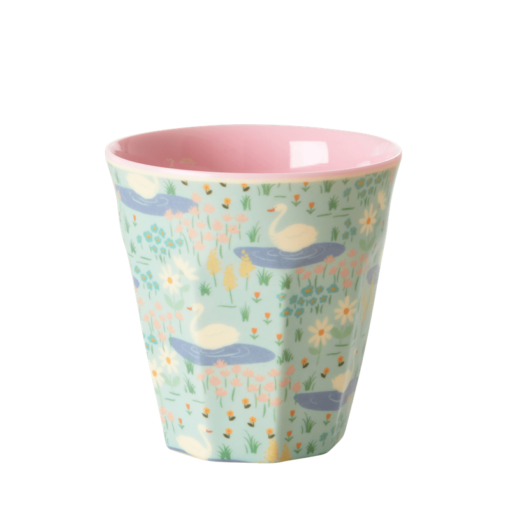 melamine cup swan rice de wonderzolder