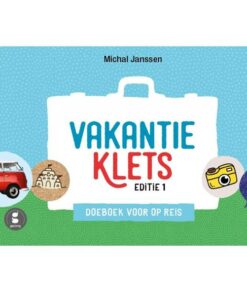 vakantie klets, vakantieklets, Michal Janssen, Gezinnig, invulboek, wonderzolder.nl