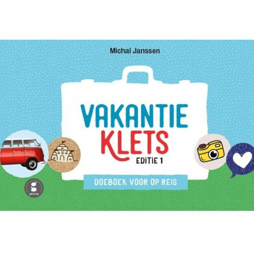 vakantie klets, vakantieklets, Michal Janssen, Gezinnig, invulboek, wonderzolder.nl