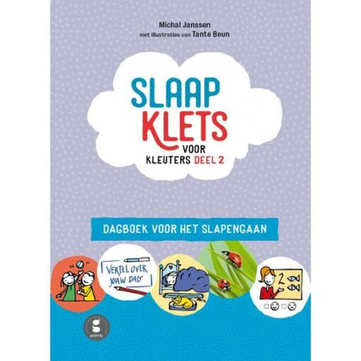 Slaapklets! voor kleuters, deel 2, gezinnig, Michal Janssen, slaap dagboek, kinderen, wonderzolder.nl