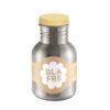 Steel bottle 300 ml licht geel, Blafre, Light Yellow, RVS fles, wonderzolder.nl
