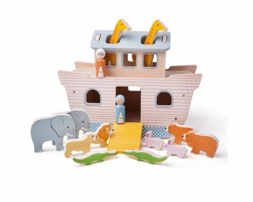 Noach's Ark FSC, Bigjigs, FSC keurmerk, Ark van Noach, Noah, Dieren, wonderzolder.nl