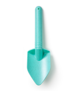 Eco schep Soft Green, Eggshell green, Schep, Spade, Bigjigs, Tarwevezel schep, wonderzolder.nl