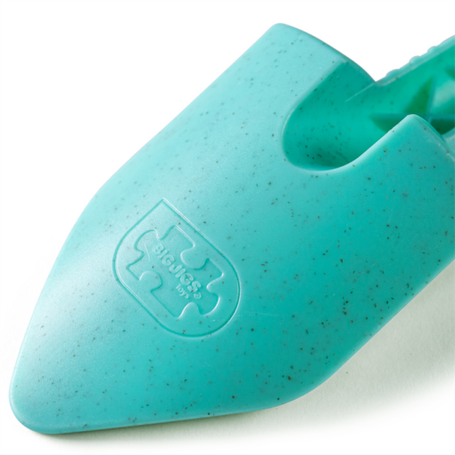 Eco schep Soft Green, Eggshell green, Schep, Spade, Bigjigs, Tarwevezel schep, wonderzolder.nl