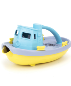 Sleepboot pastel blauw, duurzaam, gerecycled, Green Toys, wonderzolder.nl