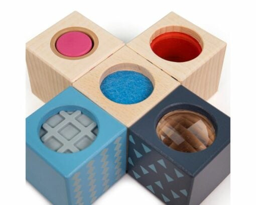 Sensorische blokken, sensor blocks, bigjigs, houten blokken, wonderzolder.nl