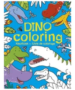 Kleurboek dino's, Dinosaurus, kleuren, tekenen, dino, wonderzolder.nl