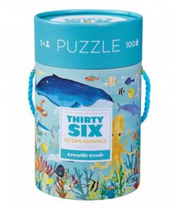 36 oceaan dieren puzzel, thirty six puzzle, ocean animals, crocodile creek, wonderzolder.nl