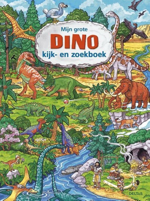 mijn grote dino kijk en zoekboek, delta, zoekboek, dinosaurus, wonderzolder.nl