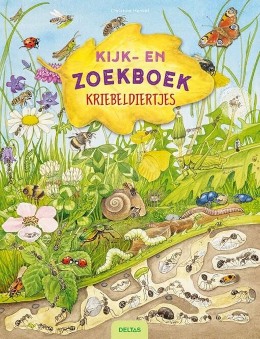 kijk en zoekboek kriebeldiertjes, Dieren, Deltas, zoekboek, wonderzolder.nl