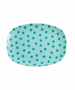 de wonderzolder rice plate green dots