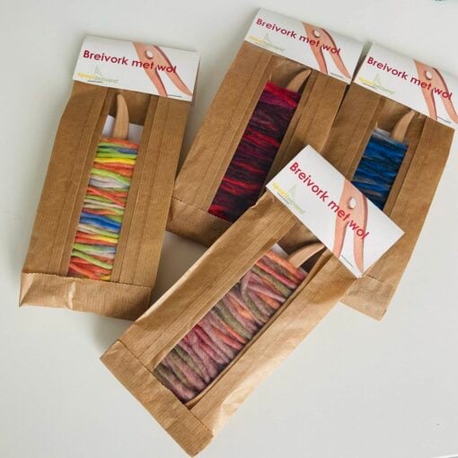 breivork met wol, speelbelovend, handwerken, punniken, creatief, wonderzolder.nl