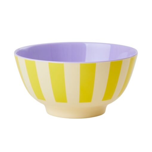 de wonderzolder rice kom yellow stripes medium