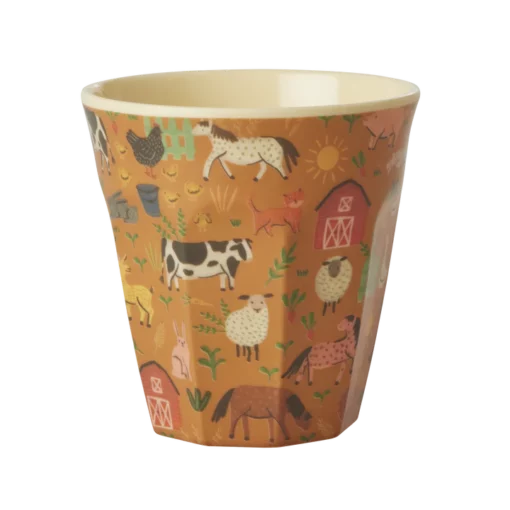 melamine cup, farm, rice, wonderzolder.nl