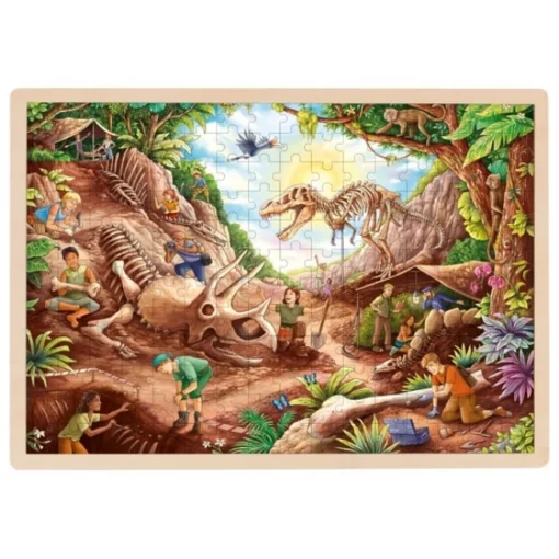 Puzzel XXL, dino, puzzelen, goki, wonderzolder.nl