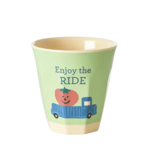 melamine cup, beker, happy cars, giftset, rice, wonderzolder.nl