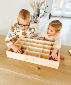 raster, houten speelbak, sorteerbak, sensorisch spel, educatief, yourlittlefamily, wonderzolder.nl