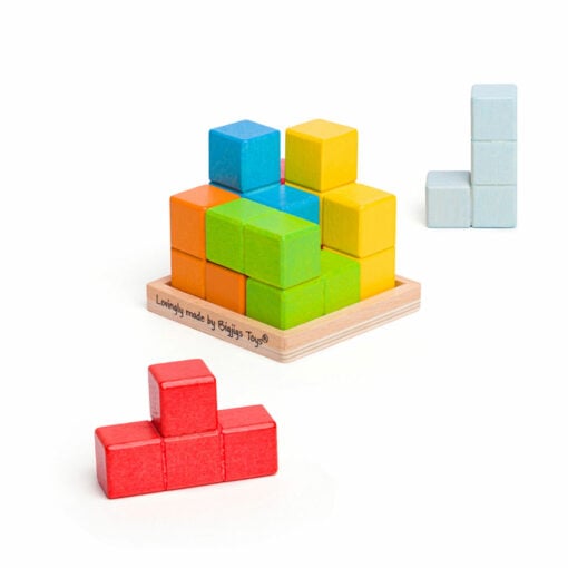 lock a cube, bigjigs, kubuspuzzel, puzzel, smartgame, wonderzolder.nl