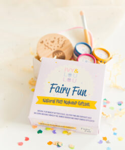 Fairy fun giftset, giftset, speel make up, kinder make up, butterfly blue, lollypop pink, fairydust gold, ivy&loulou, wonderzolder.nl