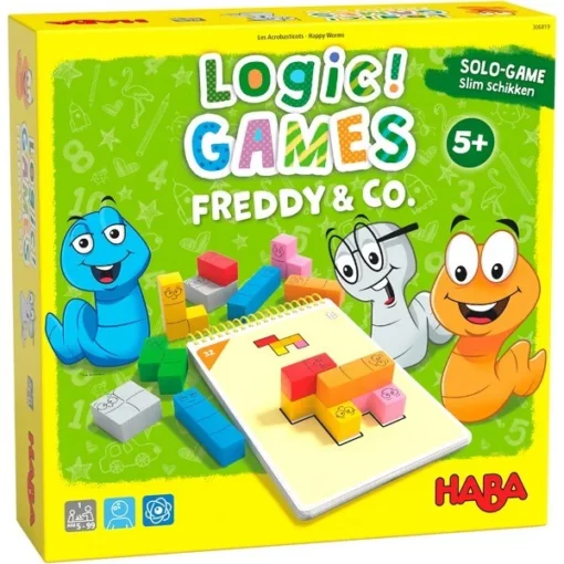 logic games freddy & co, logic games, smartgames, haba, spelletjes, spellen, wonderzolder.nl