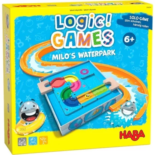 logic games milo's waterpark, logic games, smartgames, haba, spelletjes, spellen, wonderzolder.nl