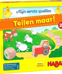 Mijn eerste spellen tellen maar, haba, spelletjes, gezelschapsspel, tellen maar, wonderzolder.nl