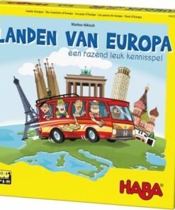 Haba landen van Europa, gezelschapsspel, spel, spelletje, landen van Europa, Haba, wonderzolder.nl