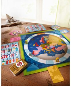 Haba landen van Europa, gezelschapsspel, spel, spelletje, landen van Europa, Haba, wonderzolder.nl