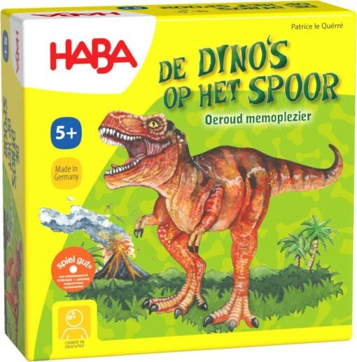 haba dino's op het spoor, dinosaurus, dino, gezelschapsspel, spelletje, spel, haba, wonderzolder.nl