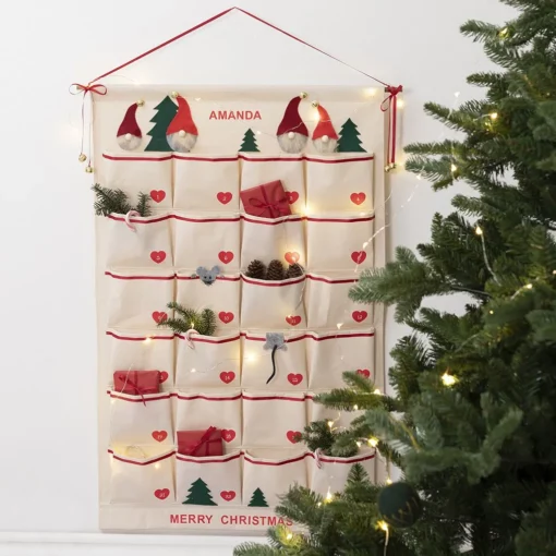 Hangende adventskalender DIY, CC Hobby, DIY adventskalender, kerst, advent, wonderzolder.nl