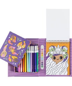 tiger tribe kleuren op nummer mermaids & friends, kleuren op nummer, colour by number, zeemeermin, kleuren, kleurplaat, tiger tribe, wonderzolder.nl