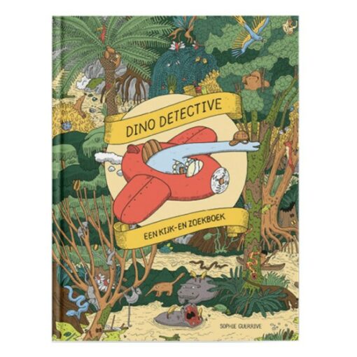 Dino detective, boycott, zoekboek, kijkboek, dino, dinosaurus, wonderzolder.nl