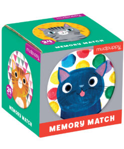 mudpuppy mini memory cats meow, memory, mini memory, poezen, katten, spel, spelletje, mudpuppy, wonderzolder.nl