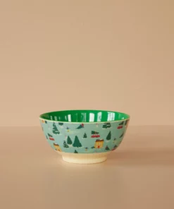 RICE melamine kom happy holiday, RICE kom, melamine kom, happy holiday, kerstservies, kerst, RICE, wonderzolder.nl