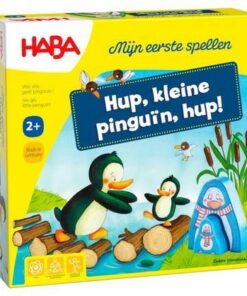 Haba mijn eerste spellen hup pinguin hup, mijn eerste spellen, pinguin, gezelschapsspel, spelletje, haba, hup pinguin hup, wonderzolder.nl