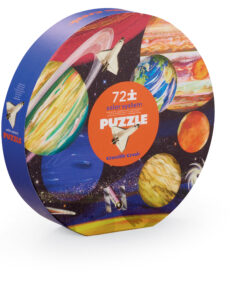 Crocodile Creek puzzel Zonnestelsel 72 stukjes, vloerpuzzel, zonnestelsel, planeten, ruimte, puzzelen, puzzel, crocodile creek, wonderzolder.nl
