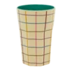 RICE melamine cup large check, melamine, large, check, RICE, wonderzolder.nl