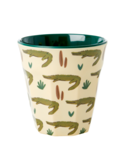 RICE melamine cup small crocodile, melamine, cup small, krokodil, RICE, wonderzolder.nl